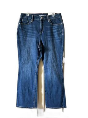 Style & Co. Dark Blue Curvy Bootcut Jeans - Size 14 Short - NWT